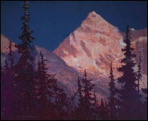 Moonlight - Mt. Sir Donald Moonlight - Mt. Sir Donald