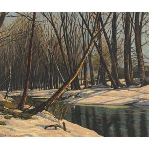Winter Stream by Francis Hans Johnston