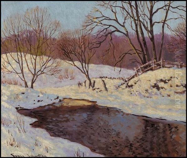 The River In Winter - view 1