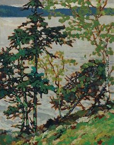 Green And Silver, Algoma by Francis Hans Johnston