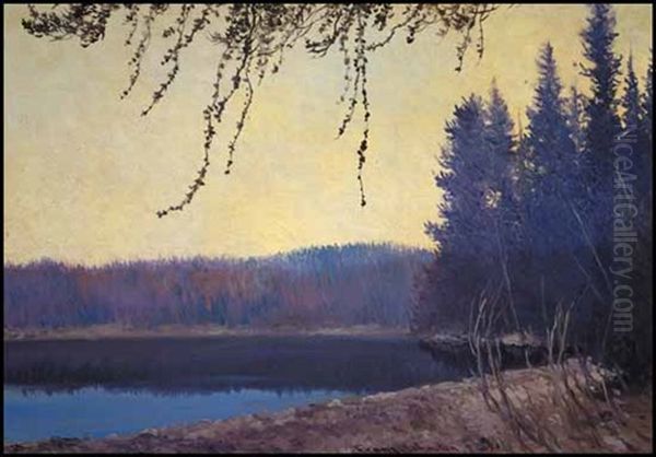 Morning On A Northern Lake by Francis Hans Johnston