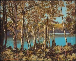 Birch Trees, Northern Ontario by Francis Hans Johnston