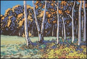 Landscape With Trees by Francis Hans Johnston