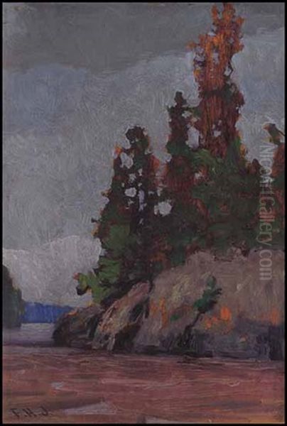 On The N.e. Corner Of Bryce's Island, Lake Of The Woods - view 1