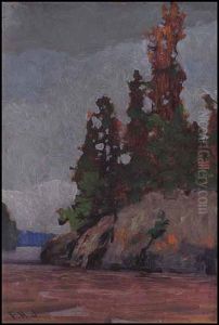 On The N.e. Corner Of Bryce's Island, Lake Of The Woods On The N.e. Corner Of Bryce's Island, Lake Of The Woods