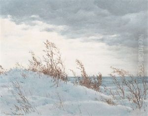 October Snow At Georgian Bay, Ont. by Francis Hans Johnston