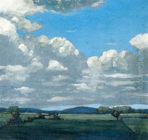 Landscape With Big Sky by Francis Hans Johnston
