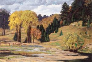 The Don River, York Mills Valley by Francis Hans Johnston