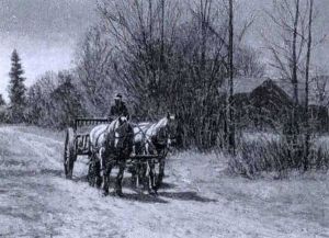 Off To The Fields by Francis Hans Johnston