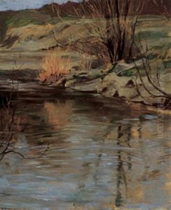 Summer Stream by Francis Hans Johnston