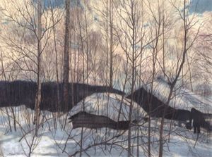 Orient Bay, Lake Nipigon by Francis Hans Johnston