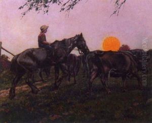 Harvest Moon by Francis Hans Johnston