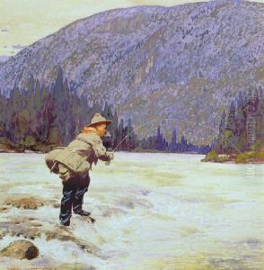 Fly Fishing by Francis Hans Johnston
