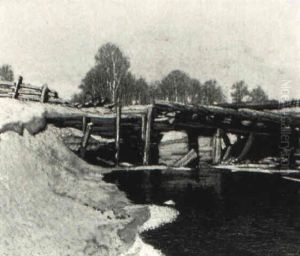 The Old Farm Bridge by Francis Hans Johnston