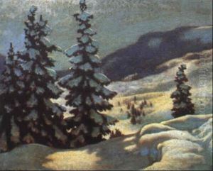 Silvered Snow, Memory Of Algoma by Francis Hans Johnston
