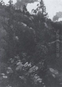 Canyon Wall, Algoma by Francis Hans Johnston