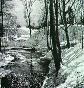 Winter Sun On The Wye by Francis Hans Johnston