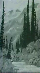 Fraser River Canyon by Francis Hans Johnston