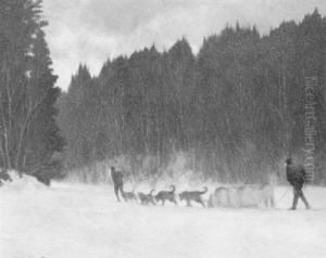 Stepping Along, Winter Freighting In The North