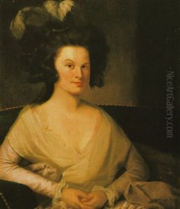 Portrait Of Mrs. Nathaniel Gardner by John Johnston