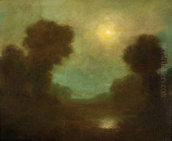 Tonalist Evening Landscape - view 1