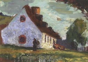White Farm House - Summer White Farm House - Summer