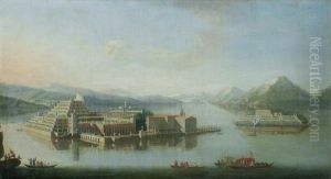 Isola Bella, Lake Maggiore, With The Isola Madre In The Distance