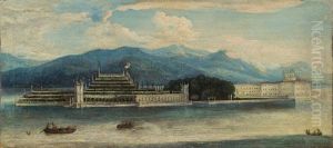 Ansicht Der Isola Bella Im Lago Maggiore