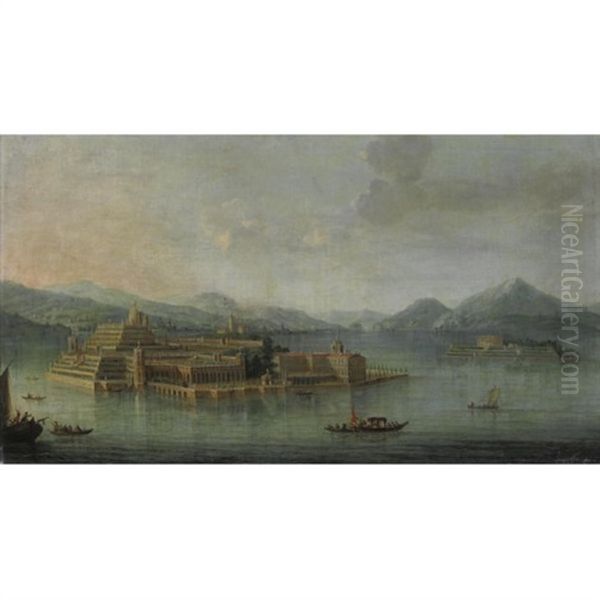 Veduta Dell'isola Bella, Lago Maggiore - view 1