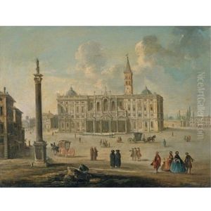 Rome, A View Of The Basilica Of Santa Maria Maggiore