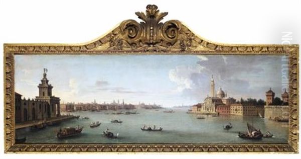 Venice, A View Of The Bacino Di San Marco From The Entrance Of The Giudecca, With The Punta Della Dogana And The Church Of San Giorgio Maggiore - view 1