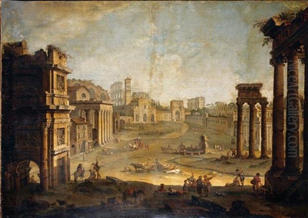 Rome, A View Of The Campo Vaccino (collab. With Studio) - view 1