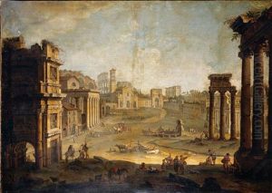Rome, A View Of The Campo Vaccino (collab. With Studio)
