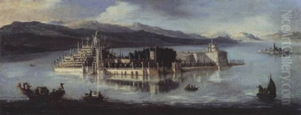 Vue D'isola Bella Sur Le Lac Majeur - view 1