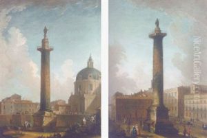 Rome: The Trajan Column by Antonio Joli