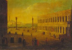 The Piazzetta, Venice, Looking Towards The Bacino Di San Marco