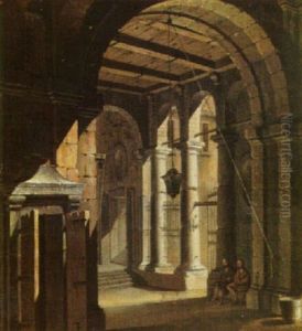 A Prison Loggia by Antonio Joli