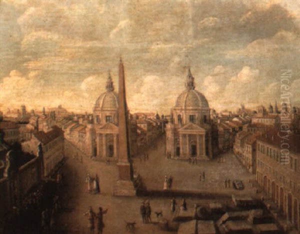 The Piazza Del Popolo, Rome - view 1
