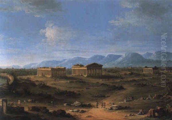View Of The Ruins At Pestum - view 1