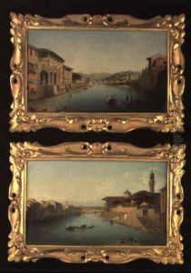 The Ponte Vecchio, Florence by Antonio Joli