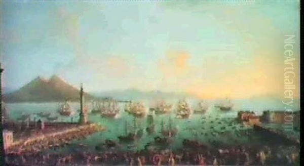 The Embarkment Of King Charleslll From Naples - view 1