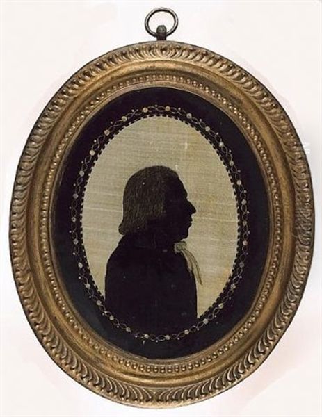 A Gentleman, Profile To The Right, Wearing Coat And Cravat - view 1