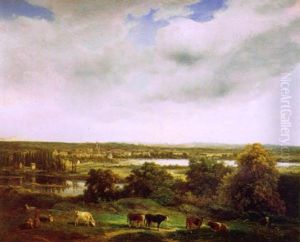 Vue Prise Aux Environs De Paris