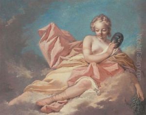 The Muse Melopomene by Nicolas-Rene Jollain the Younger