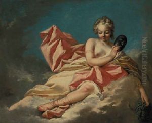 The Muse Melpomene by Nicolas-Rene Jollain the Younger