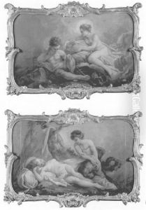 Diane Et Endymion by Nicolas-Rene Jollain the Younger