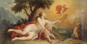 Clytie Following The Progress Of Apollo by Nicolas-Rene Jollain the Younger