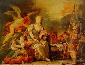 Allegory Of The Birth Of A Noble Child by Pierre Jollain