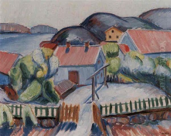 Landskap Med Hus Vid Vatten - Gullholmen - view 1