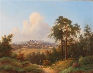 View Of Valtice Castle In Southern Bohemia